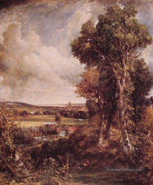 John Constable œuvres - Dedham Vale romantique John Constable